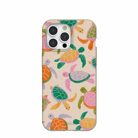 Smooth Layer Texture Seashell Sea Turtle Party iPhone 15 Pro Max Case