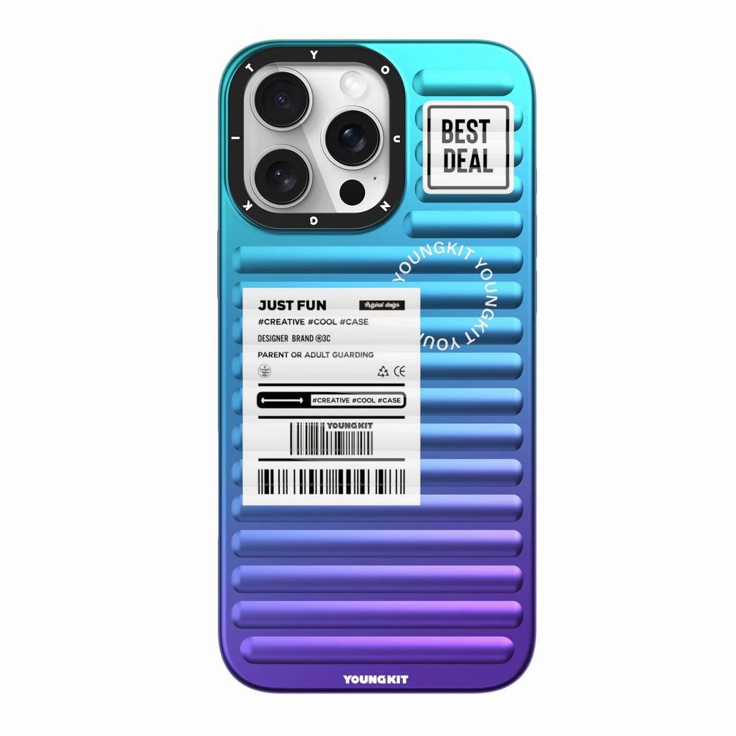 Portable Layer YOUNGKIT Serenity Gradient Spectrum Case - iPhone