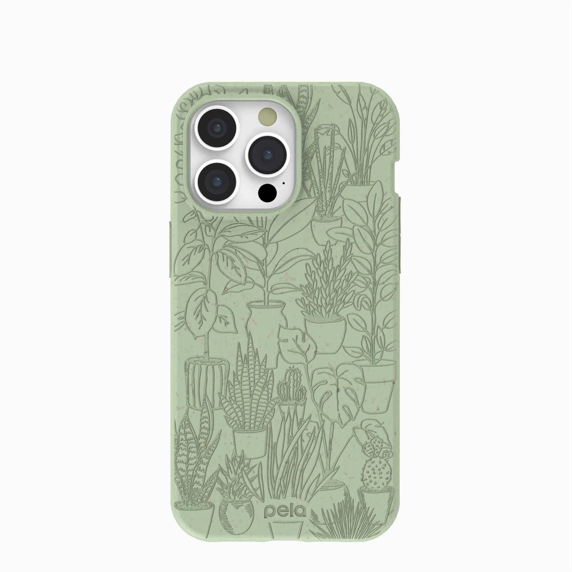 Sage Green Green Oasis iPhone 15 Pro Max Case Portable Fit