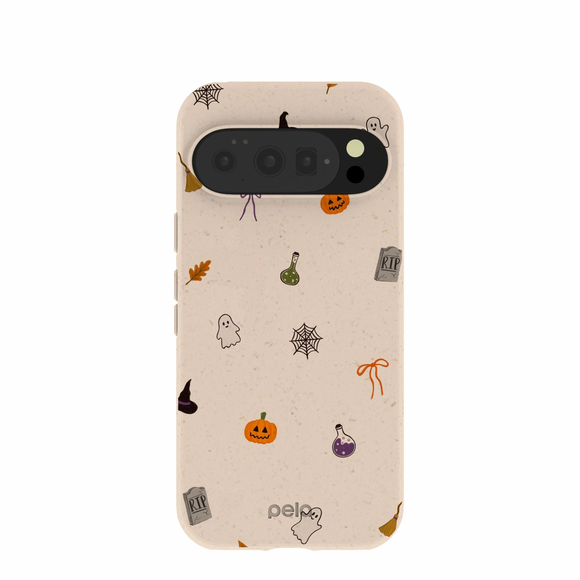 Seashell Mini Halloween Google Pixel 10/10 Pro Case Transparent Look Comfort Pattern Texture