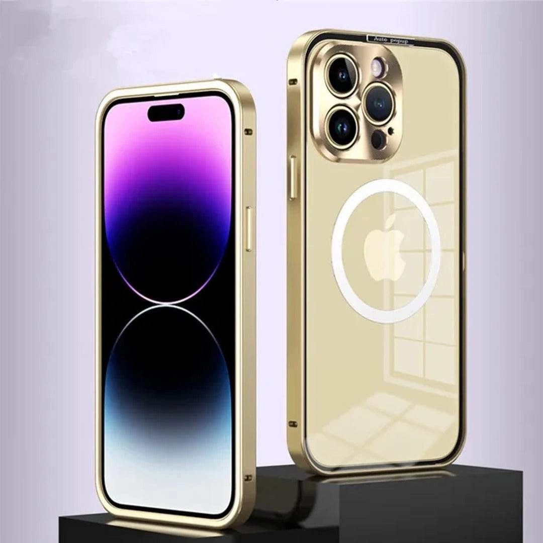 Sporty Appeal Protective Detailing Edge Luxury Ultra-Thin Matte Metal Frame Case - iPhone