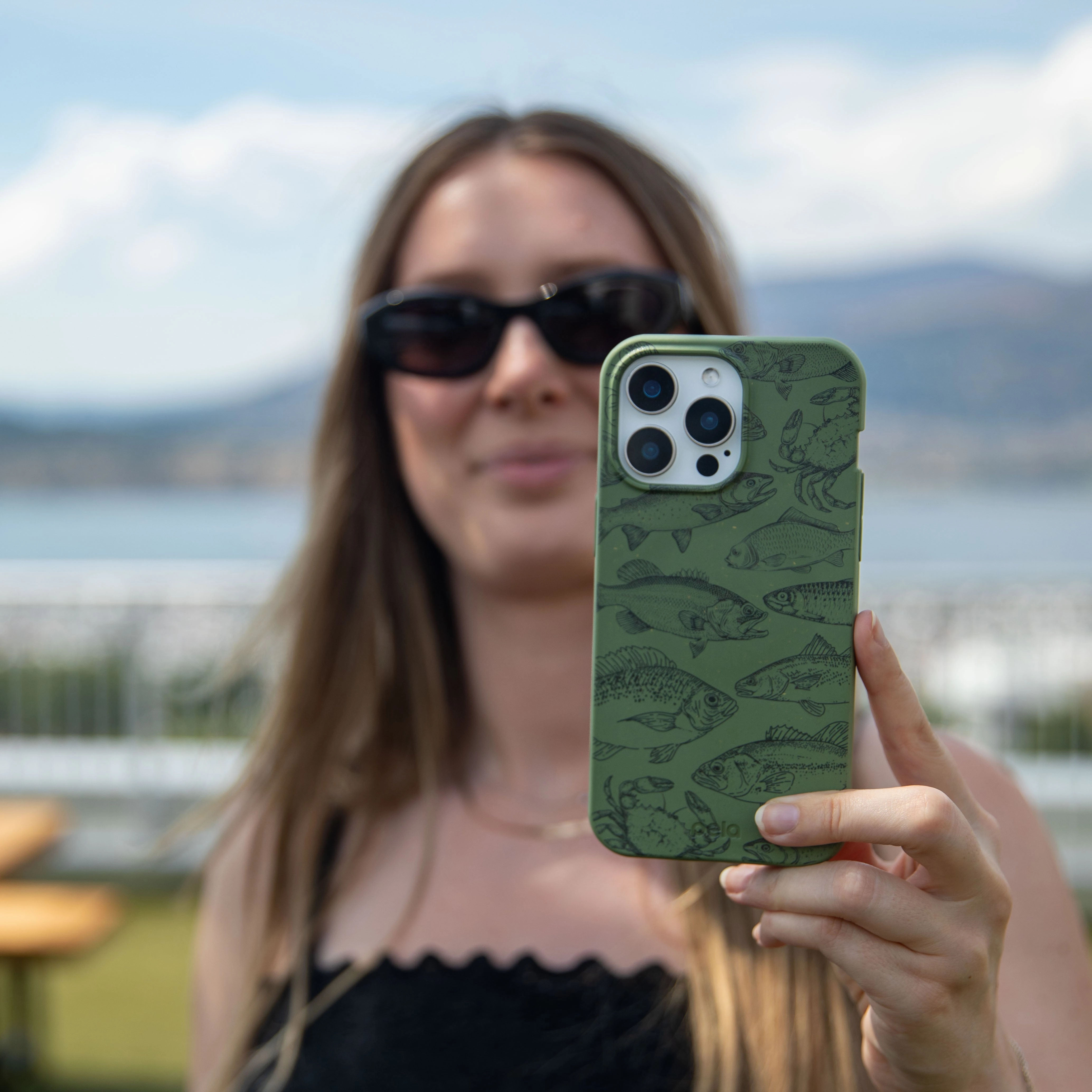 Premium Surface Finish Soft Protection Edge Forest Floor Fishing Lodge iPhone 17 Pro Max Case