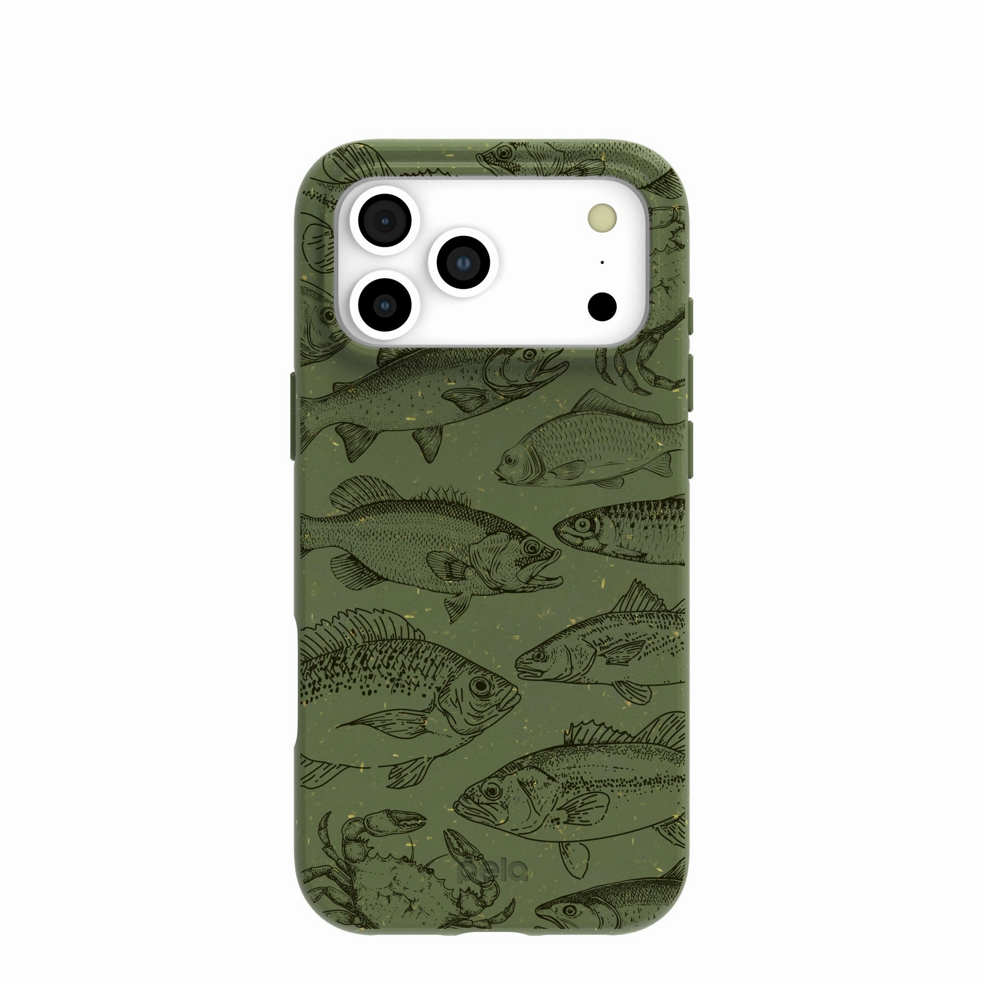 Compact Fit High-End Detail Forest Floor Fishing Lodge iPhone 17 Pro Max Case