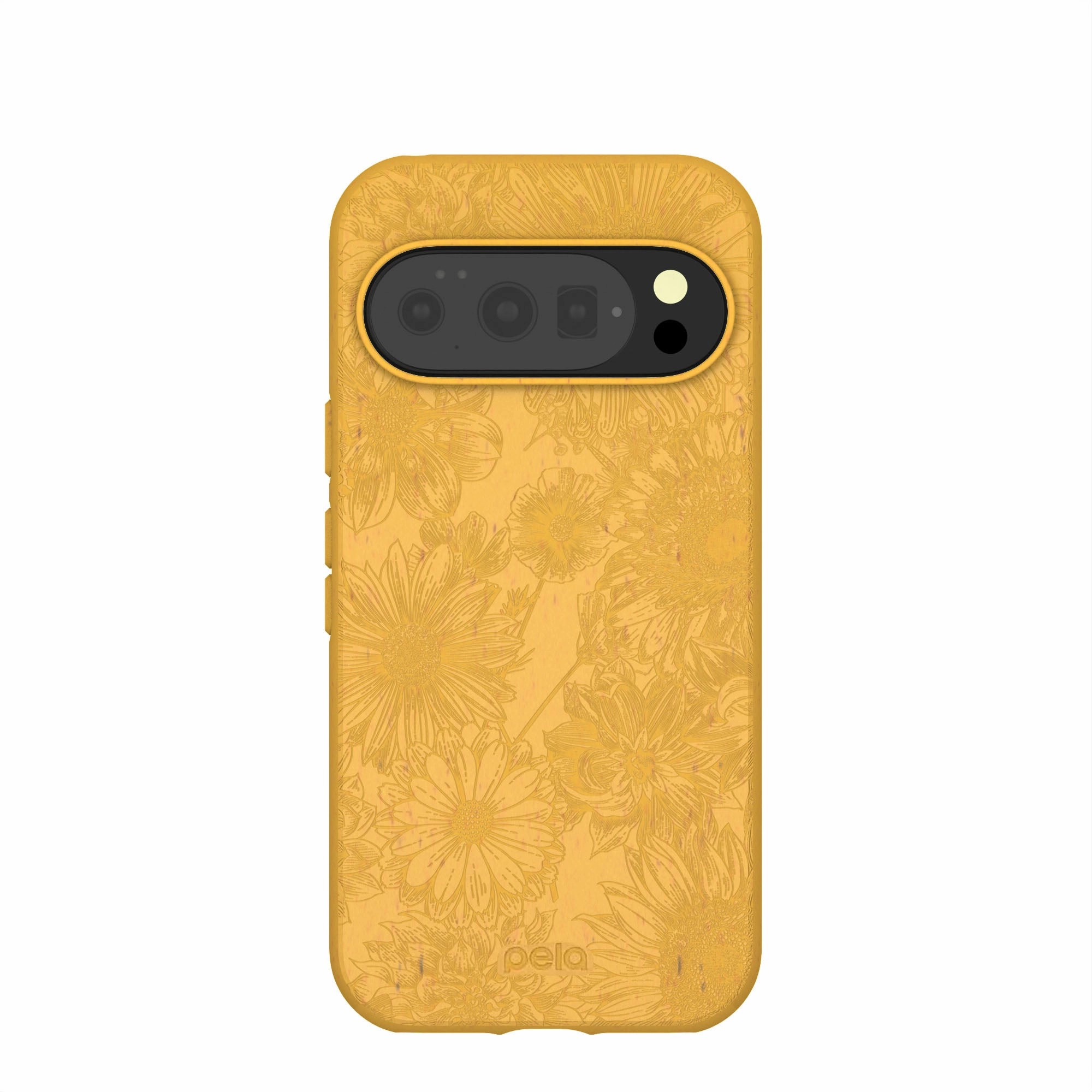 metal frame Smooth Texture Honey Flora Google Pixel 10/10 Pro Case