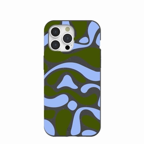 Black Curve and Flow iPhone 15 Pro Max Case Creative Pattern