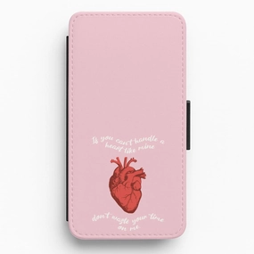 Modern Grip Urban Minimalism Don't Waste Your Time On Me Flip / Wallet Phone Case