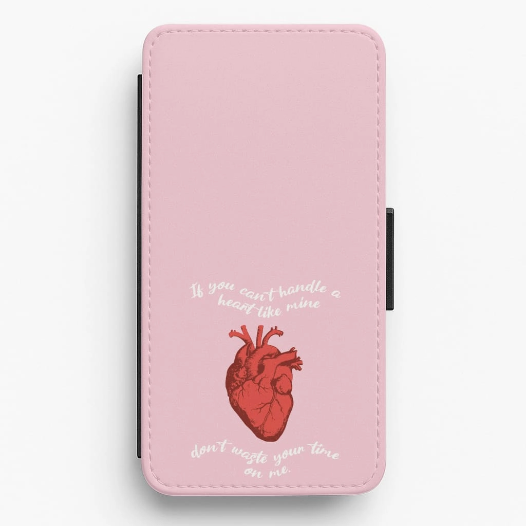 Modern Grip Urban Minimalism Don't Waste Your Time On Me Flip / Wallet Phone Case