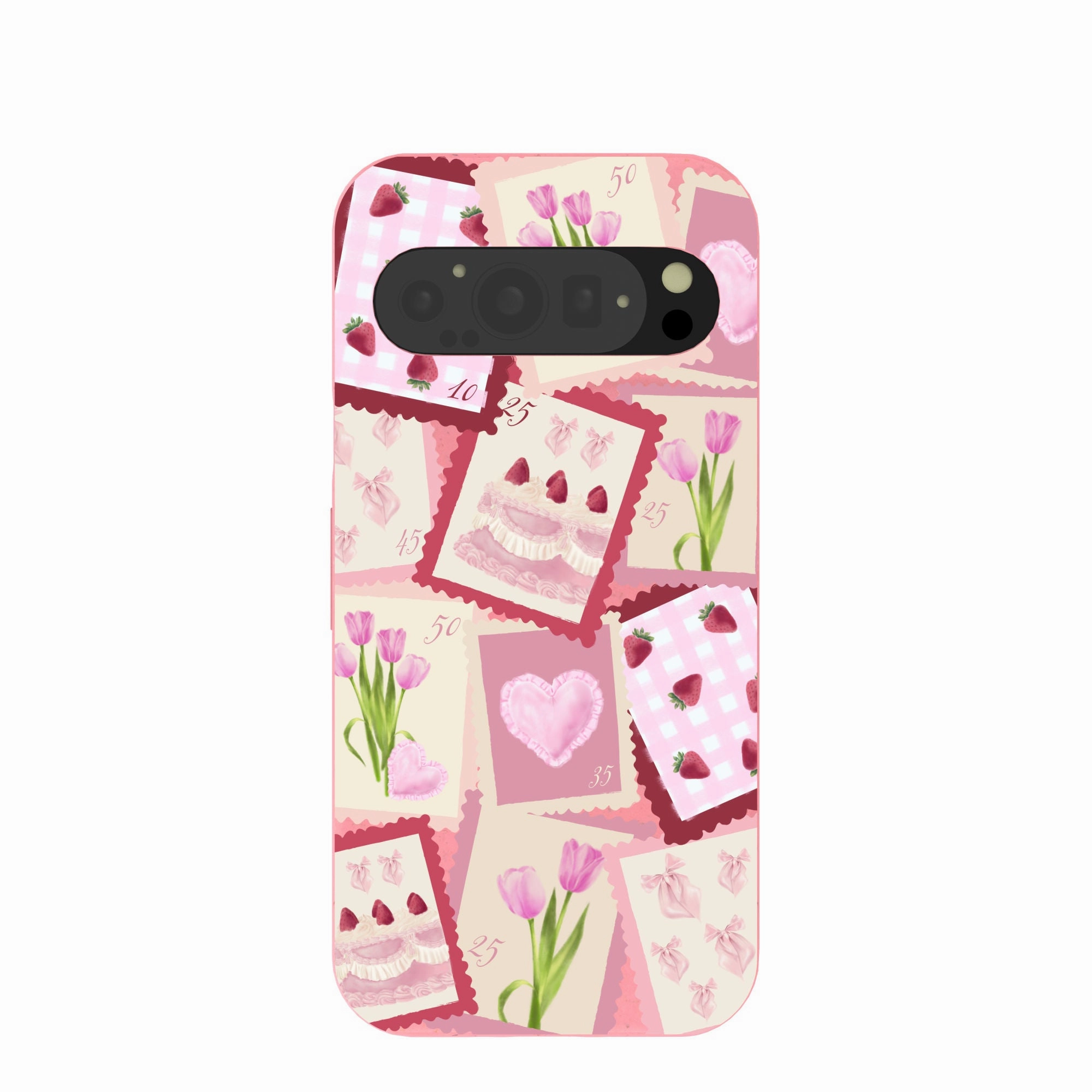 Hybrid Touch Bubblegum Pink Love Letters Google Pixel 9/9 Pro Case