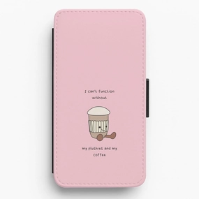 Coffee - Plushy Flip / Wallet Phone Case Modern Touch