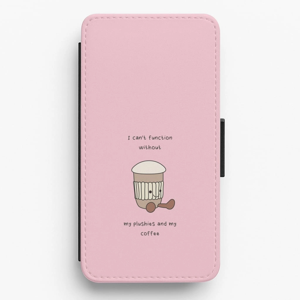 Coffee - Plushy Flip / Wallet Phone Case Modern Touch