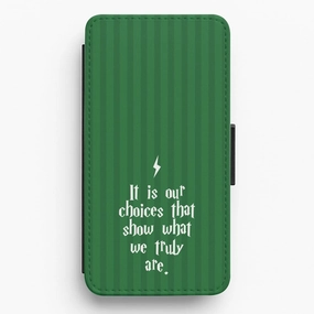 It Is Our Choices Flip / Wallet Phone Case Color Accent Light Protection