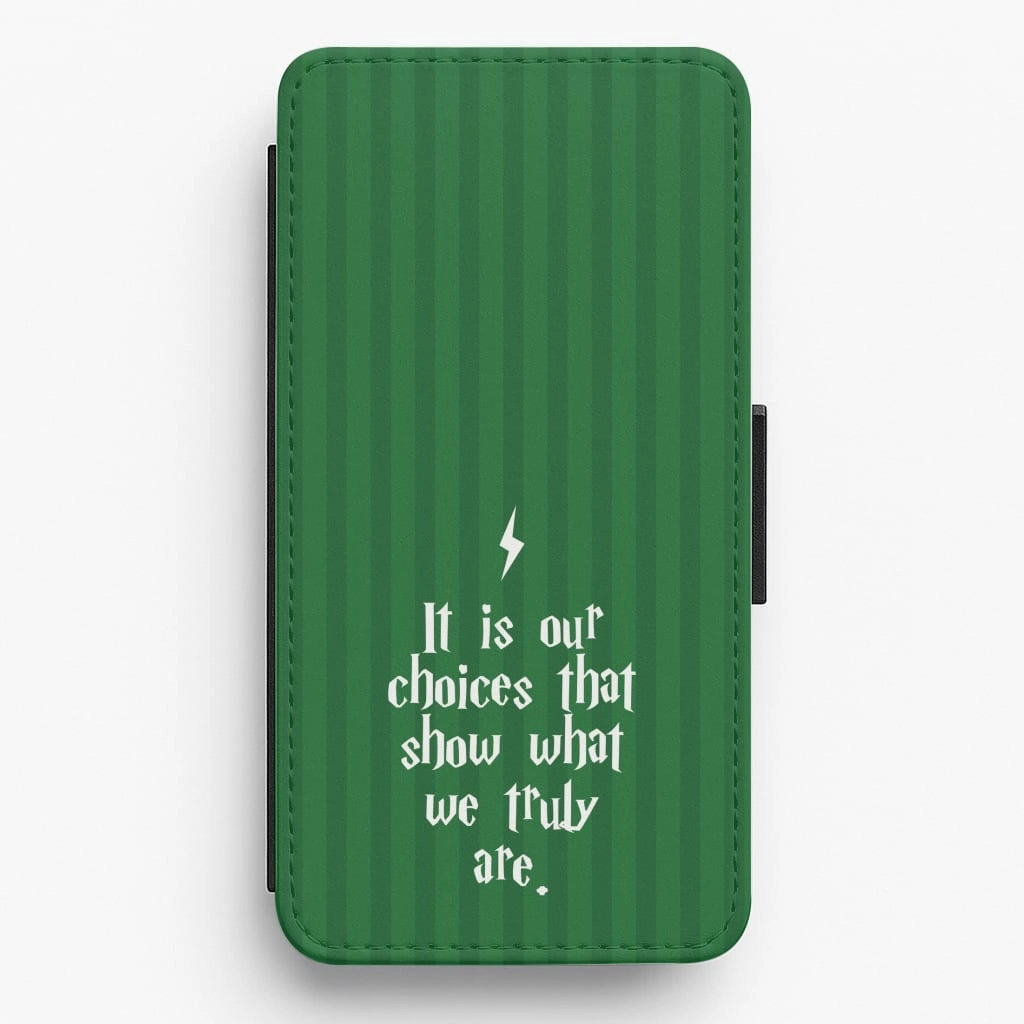 It Is Our Choices Flip / Wallet Phone Case Color Accent Light Protection