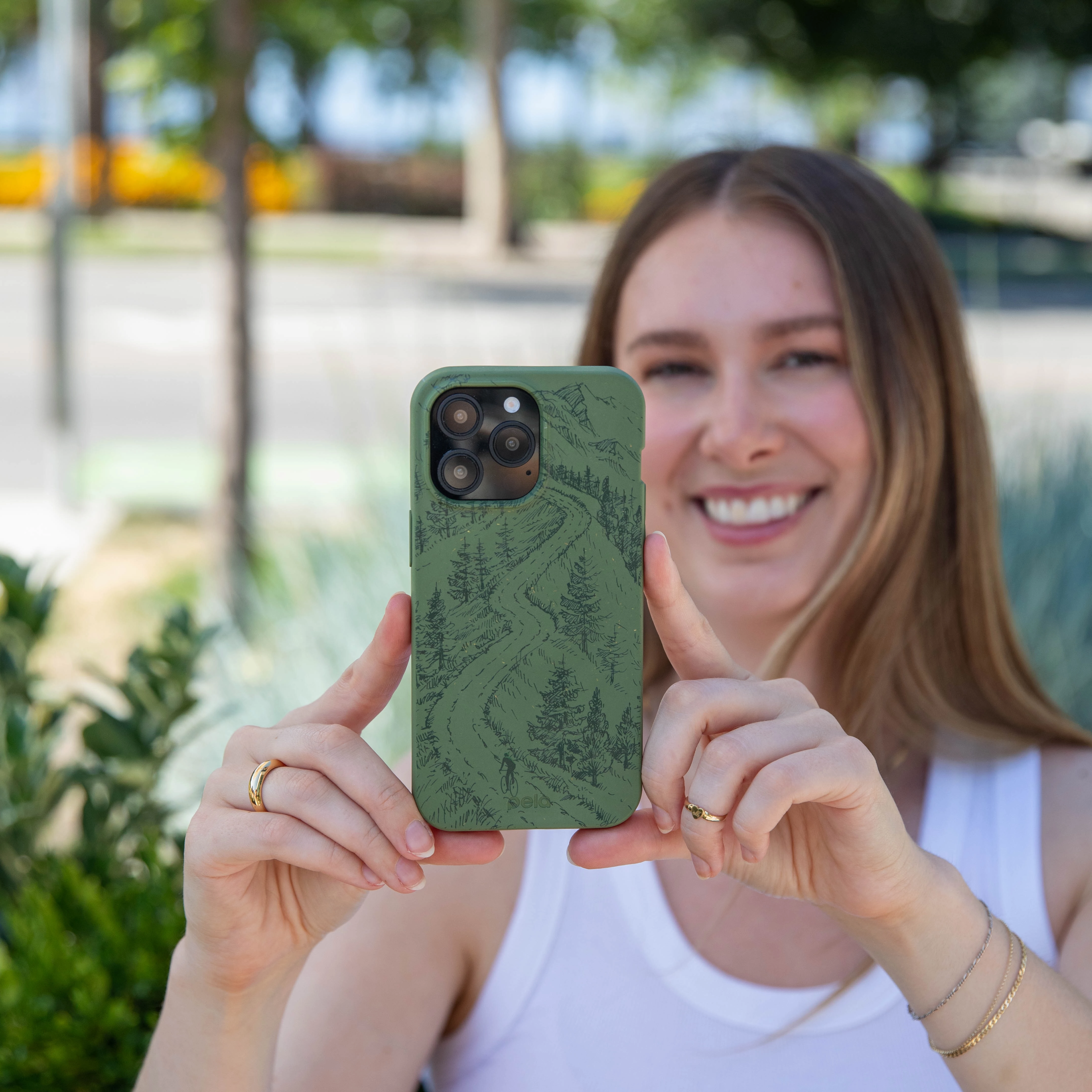 Forest Floor Trailbound iPhone 17 Pro Max Case Flexible Edge Soft Interior