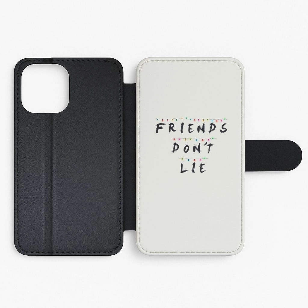 Friends Don't Lie Lights Flip / Wallet Phone Case Daily Style