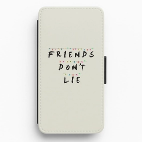 Friends Don't Lie Lights Flip / Wallet Phone Case Matte Build