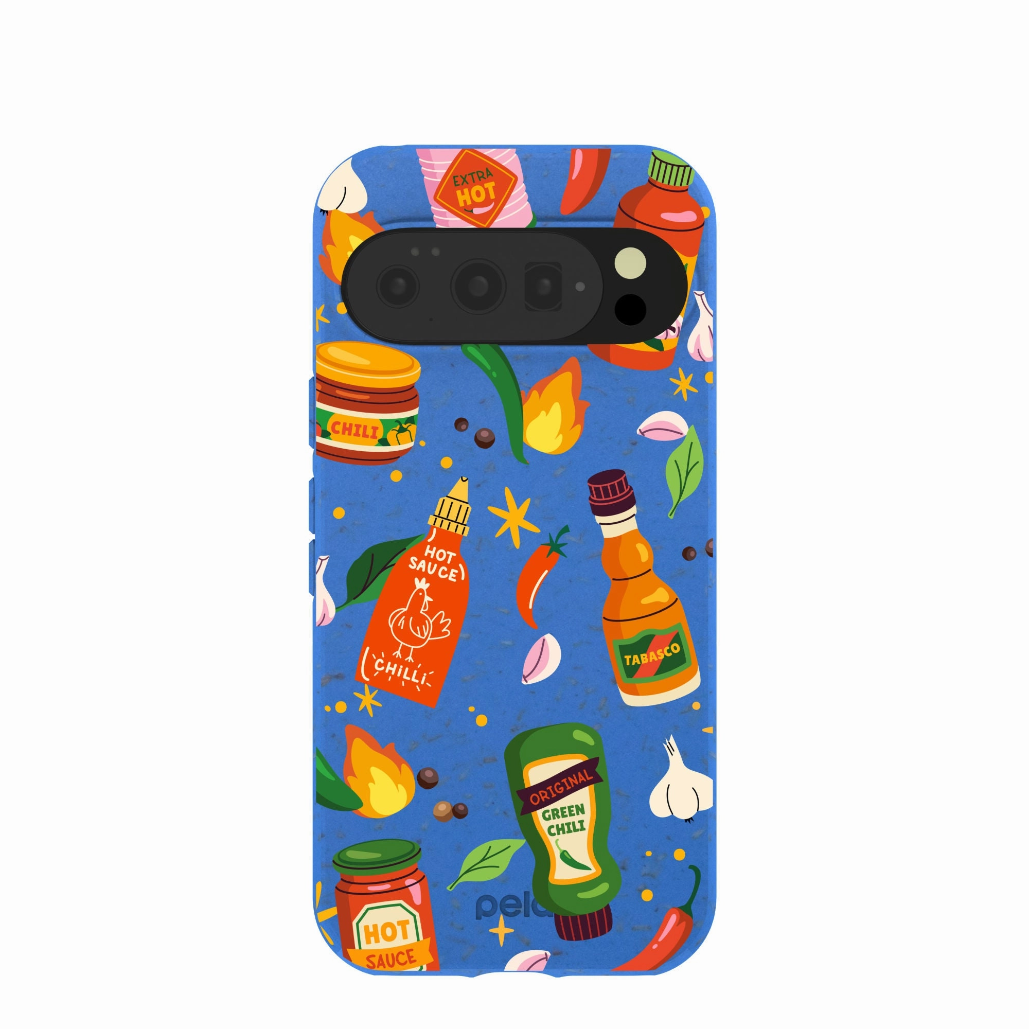 Electric Blue Hot Stuff Google Pixel 10/10 Pro Case Creative Pattern