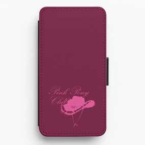 Pink Pony Club 1 Flip / Wallet Phone Case Hybrid Finish Texture