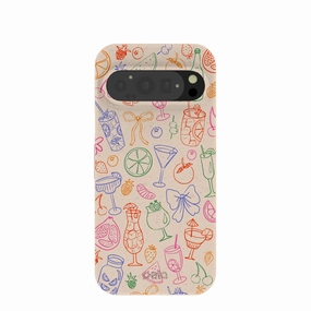 Seashell Happy Hour Google Pixel 9/9 Pro Case Modern Form Cushioned Edge