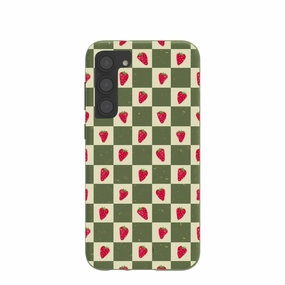 Polished Finish Forest Floor Strawberry Field Samsung Galaxy S23 (Plus) Case
