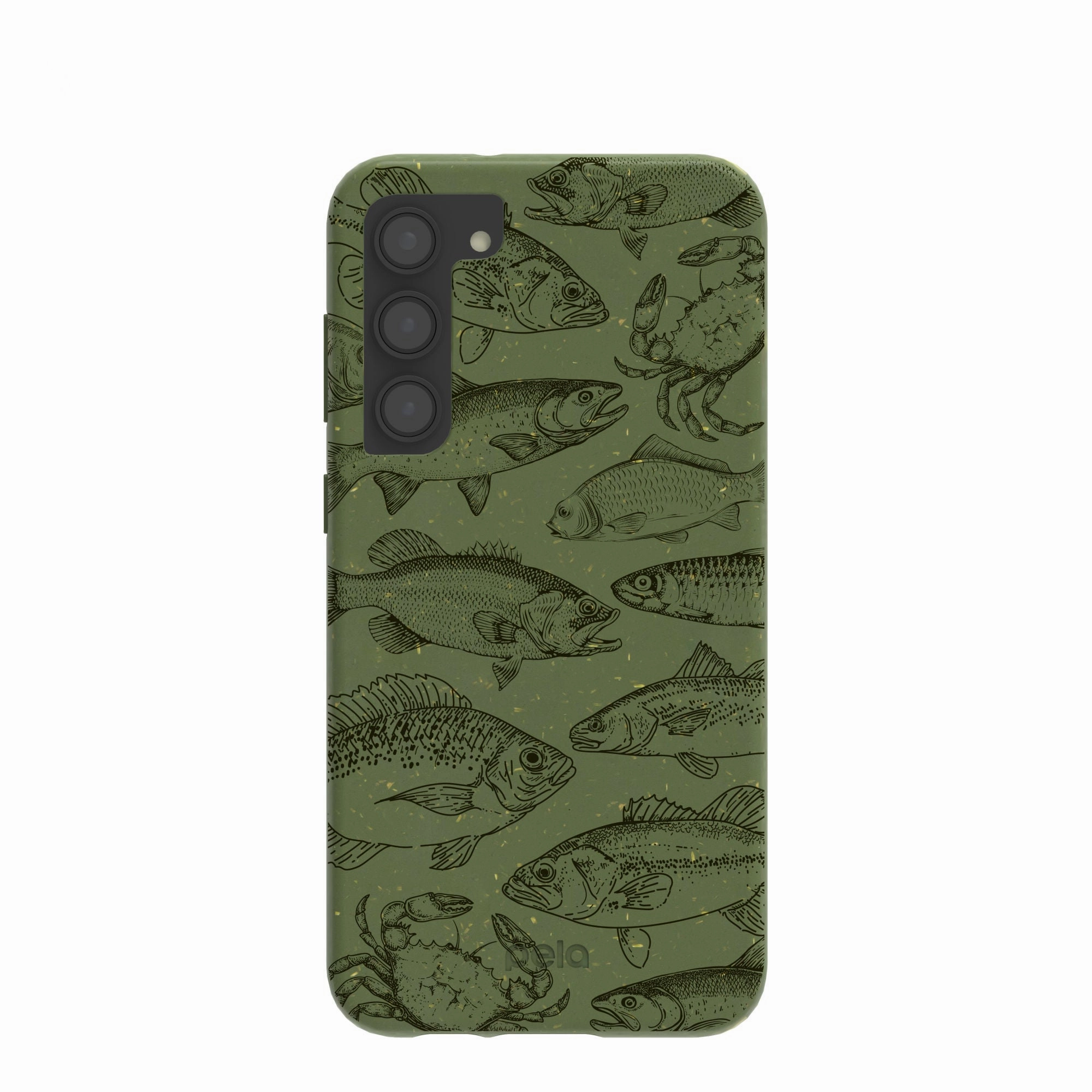 Luxury Pattern Rugged Surface Build Forest Floor Fishing Lodge Samsung Galaxy S23 (Plus) Case