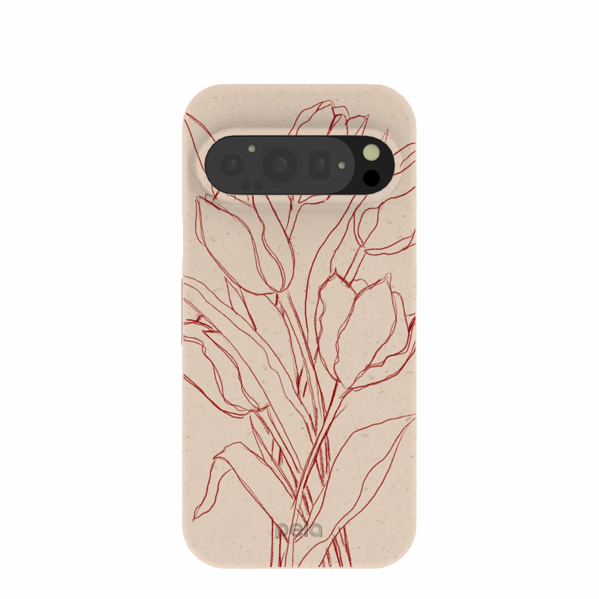 Clear Edge Seashell Tulip Bouquet Google Pixel 9/9 Pro Case