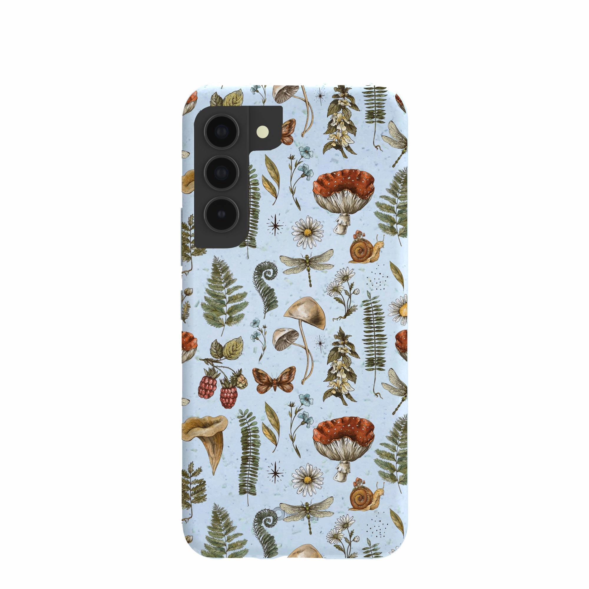 Premium Touch Powder Blue Nature walks Samsung Galaxy S22 Case