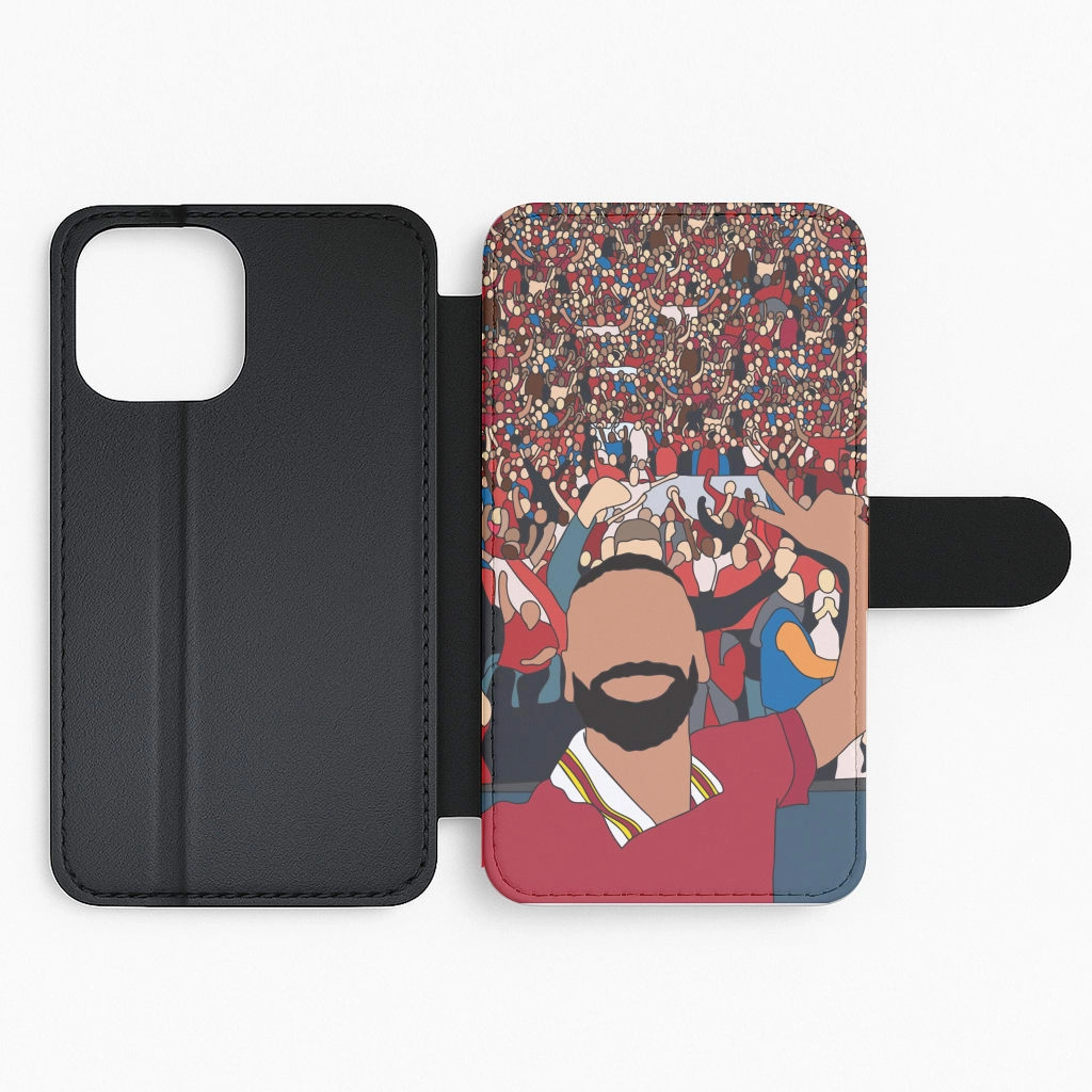 Smooth Design Mo Crowd Selfie Flip / Wallet Phone Case