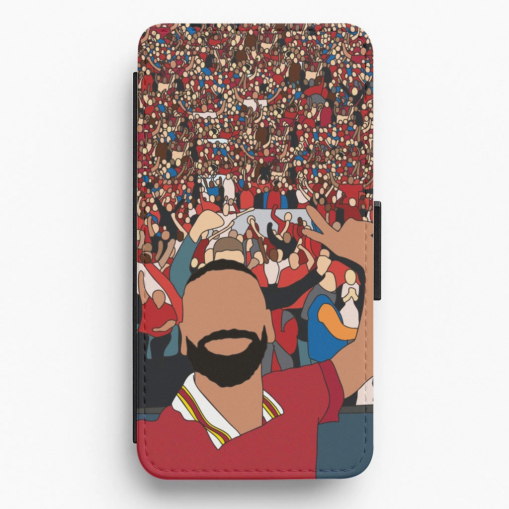 Mo Crowd Selfie Flip / Wallet Phone Case Vivid Coloration