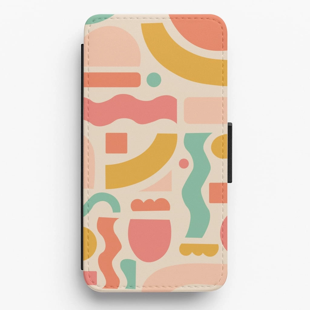 Abstract Patterns 21 Flip / Wallet Phone Case Strong Corners Sporty Design