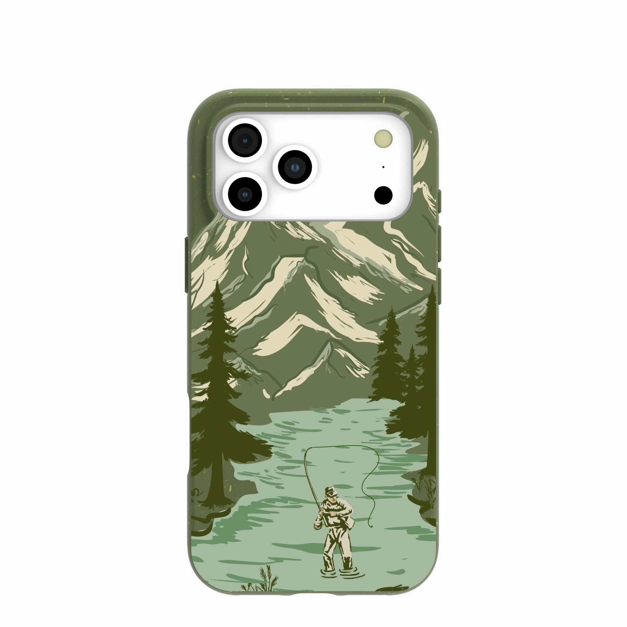 Forest Floor Morning Fishing iPhone 17 Pro Max Case Compact Style Matte Shield Layer