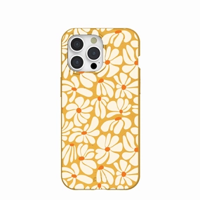 Protective Material Shock Resistant Honey Funky Petals iPhone 15 Pro Max Case