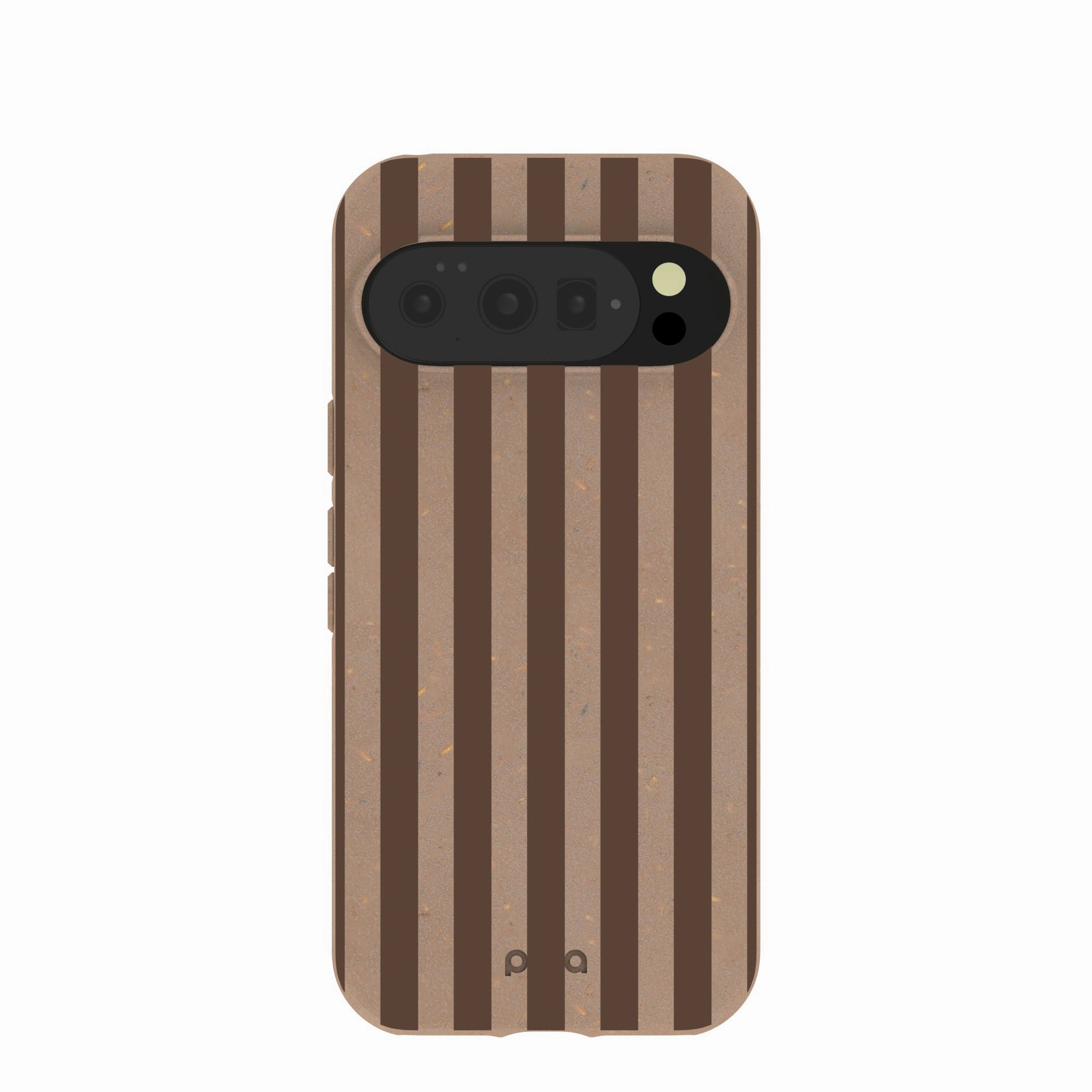 Rugged Outline Chocolate Brown Cocoa Stripes Google Pixel 10/10 Pro Case