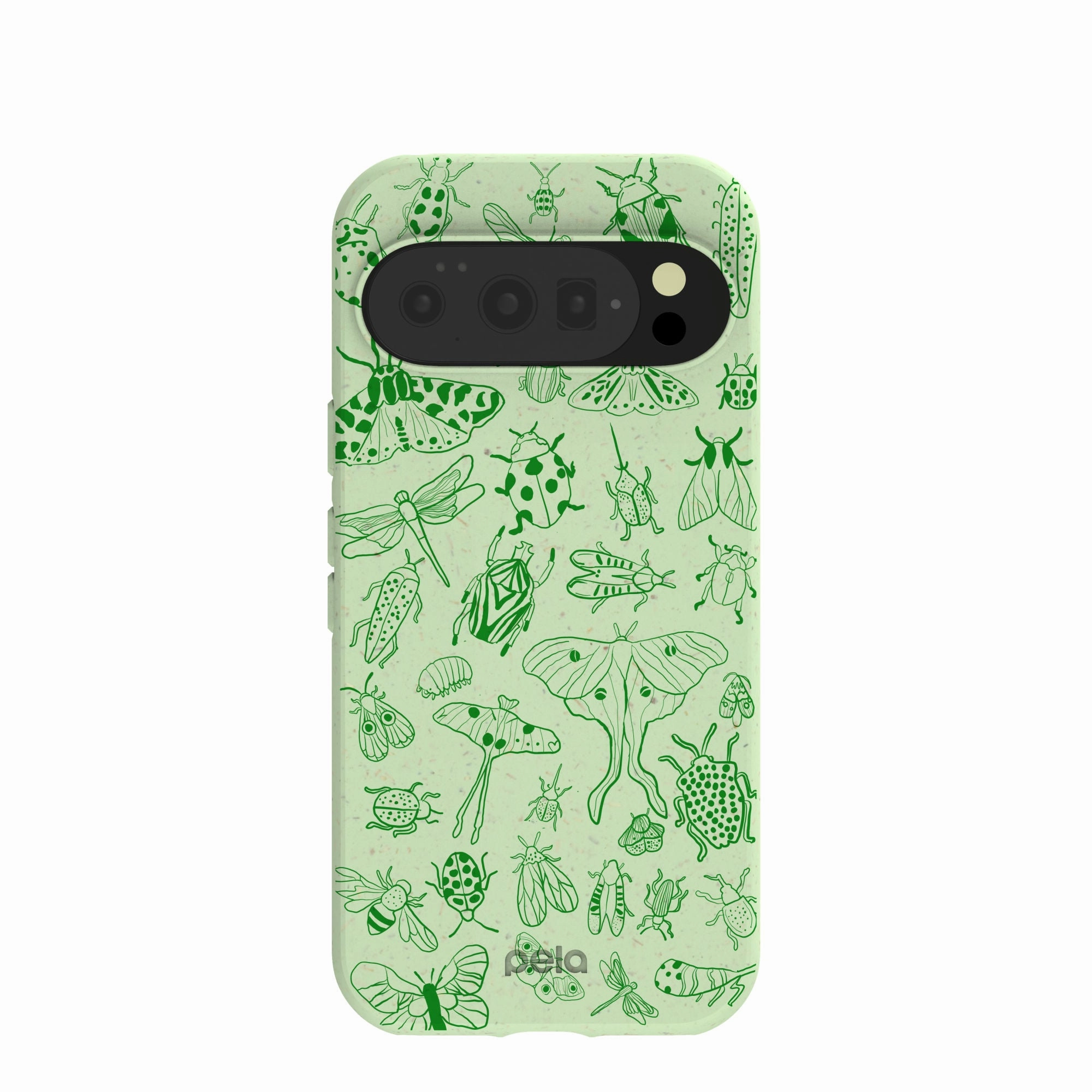 Light Edge Sage Green Linear Entomology Google Pixel 10/10 Pro Case