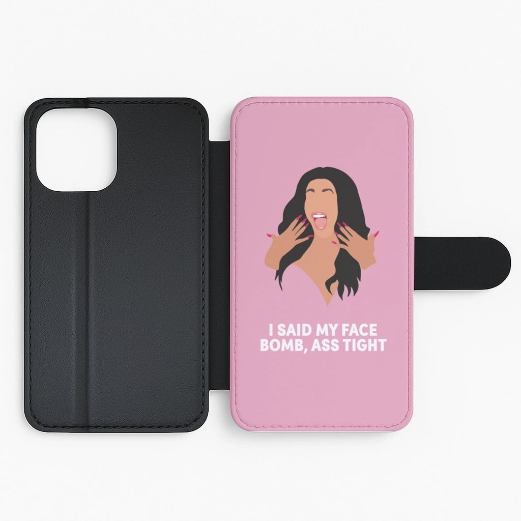 Cardi B - Ass Tight Flip / Wallet Phone Case Urban Design
