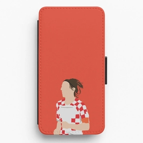 Casual Texture Modric - Football Flip / Wallet Phone Case