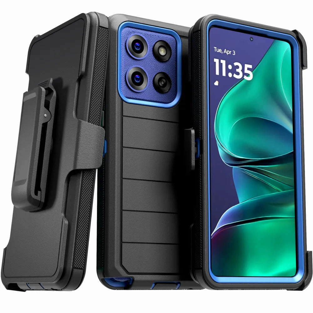 Motorola Moto G Stylus 5G (2025) Defender Case Outdoor Use Protective Texture Finish