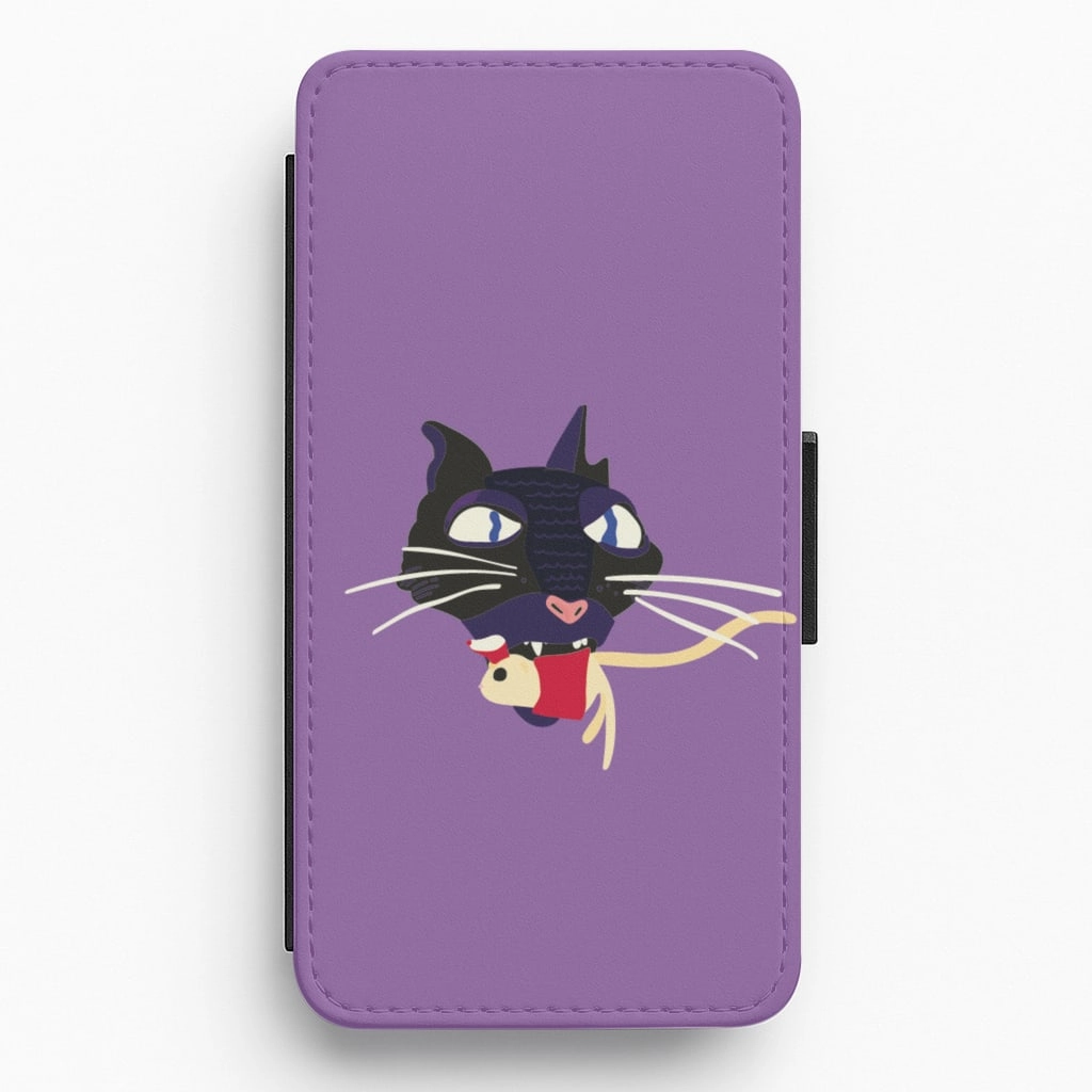 Comfort touch Mouse Eating Flip / Wallet Phone Case