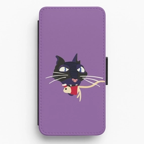 Comfort touch Mouse Eating Flip / Wallet Phone Case