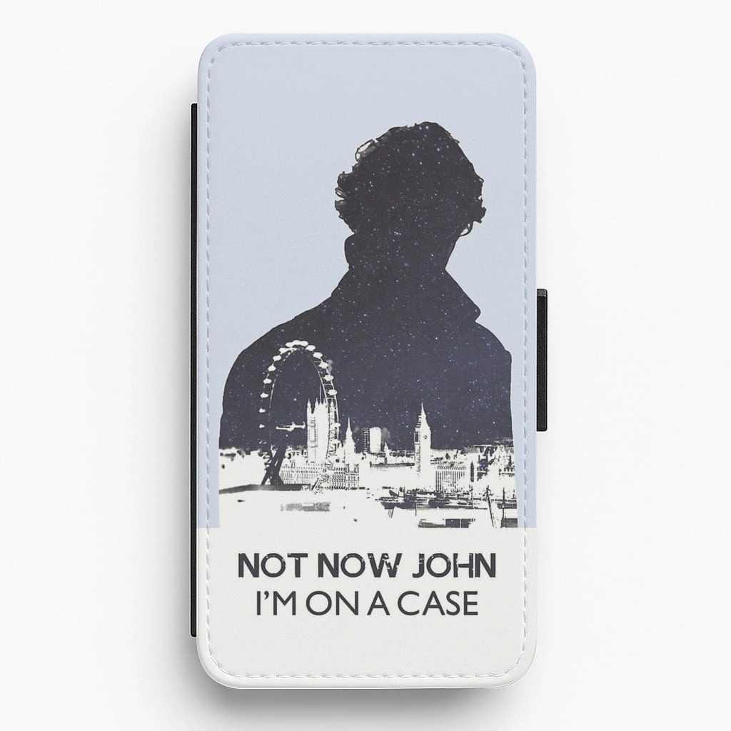 Tough Frame Now Now John, I'm On A Case Flip / Wallet Phone Case
