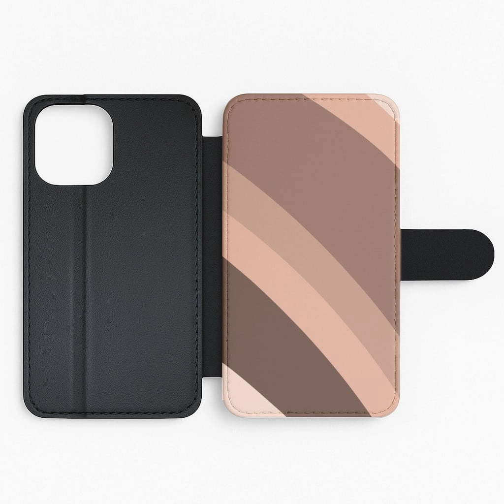 Strong Shell Nude Rainbow Flip / Wallet Phone Case