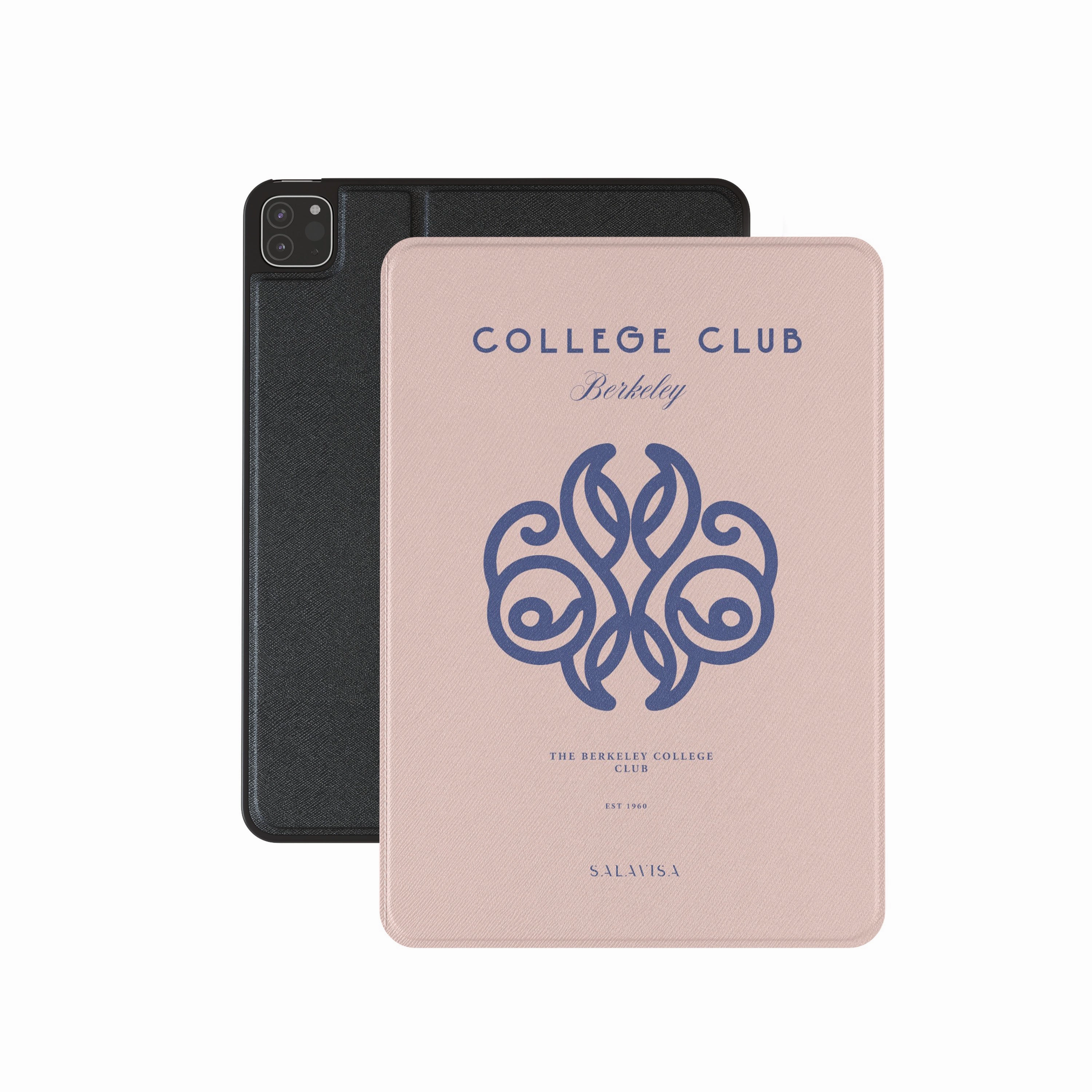 Pink College Club iPad Case pad case with support frame Durable Covering
