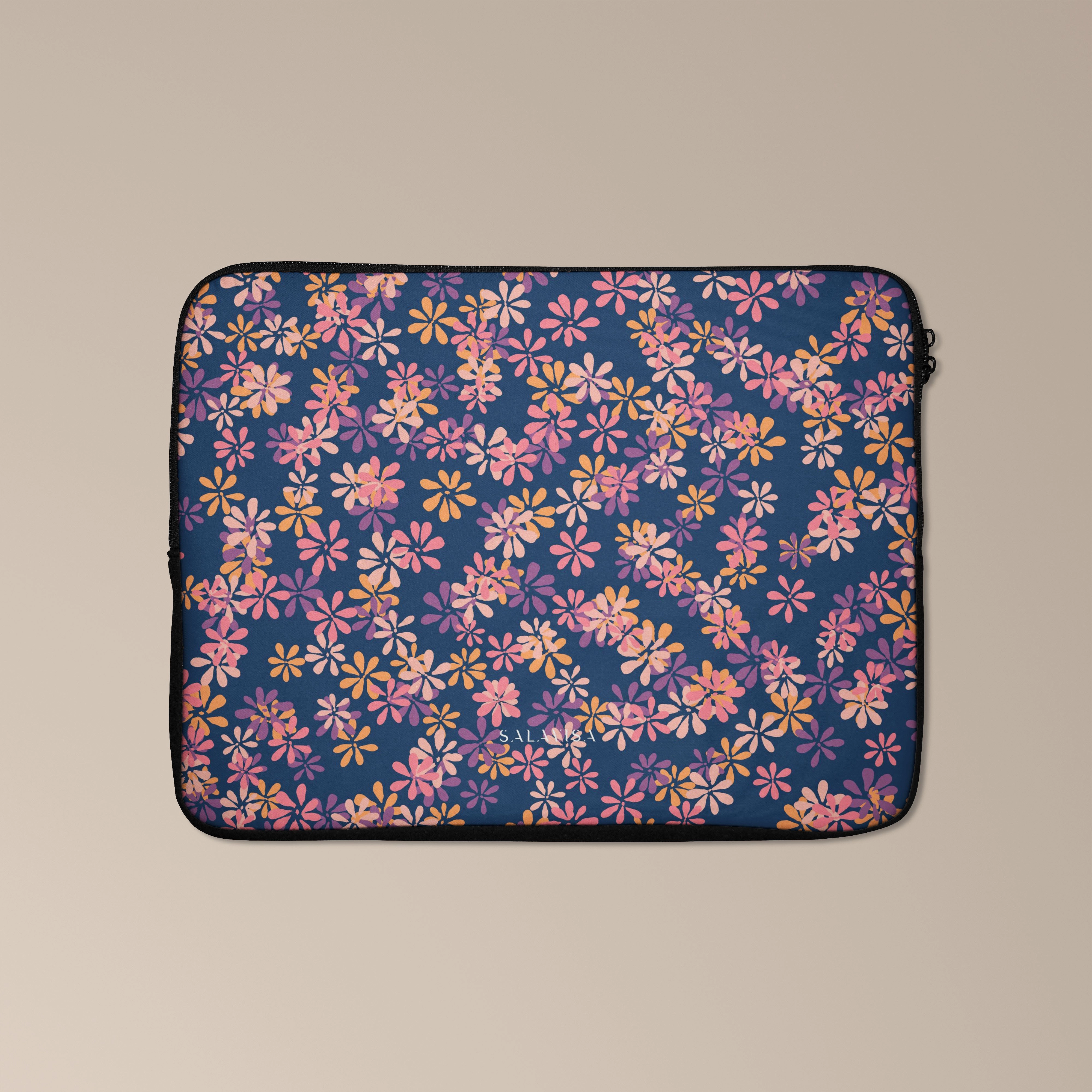 Modern Edge Pocket Size Ditsy Spring Laptop Sleeve
