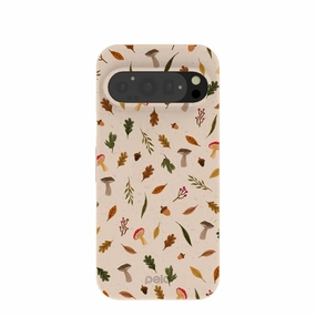 Protective Frame Design Hybrid Protection Seashell Woodland Harvest Google Pixel 9/9 Pro Case