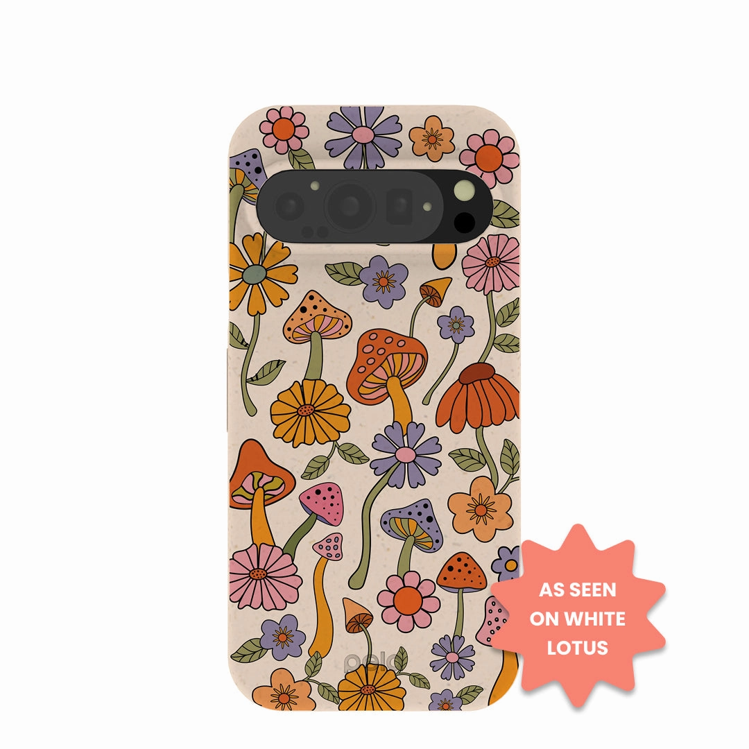 Seashell Shrooms and Blooms Google Pixel 9/9 Pro Case Comfort Edge