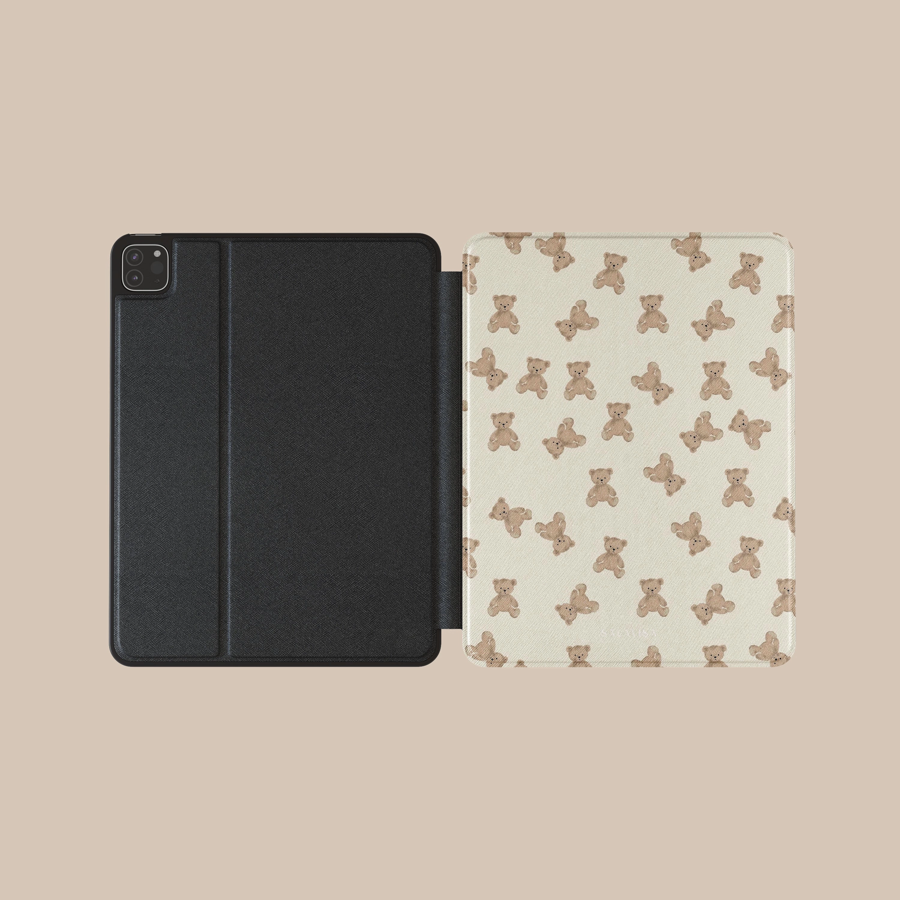 Bear Hugs iPad Case sleek magnetic flap Comfort Grip