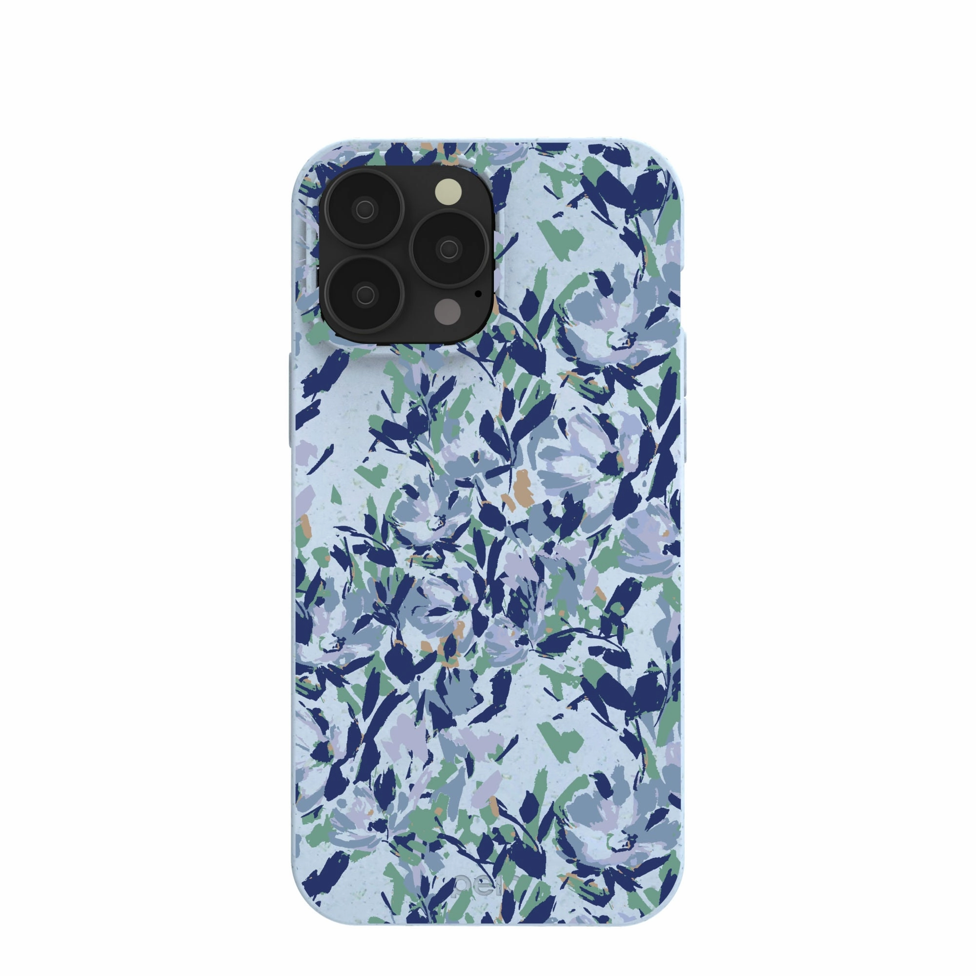 Powder Blue Blue Blooms iPhone 13 Pro Max Case Comfort Edge Layer