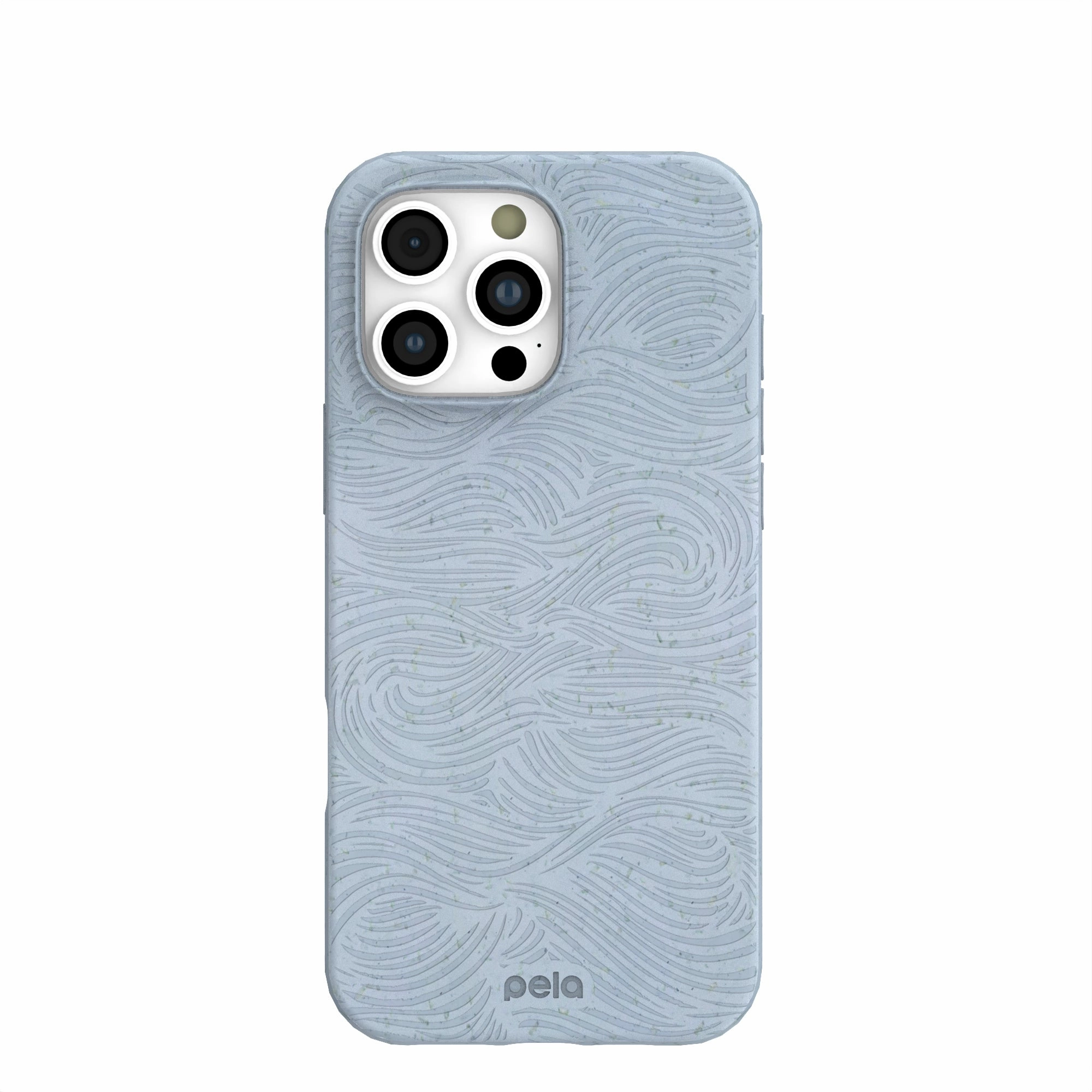 Comfort Build Layer Powder Blue Ebb and Flow iPhone 16 Pro Max Case