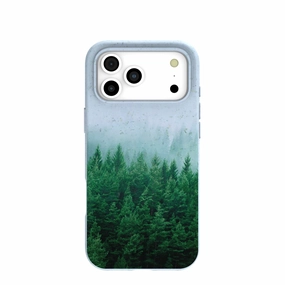 Hybrid Grip TPU Material Powder Blue Forest Mist iPhone 17 Pro Max Case