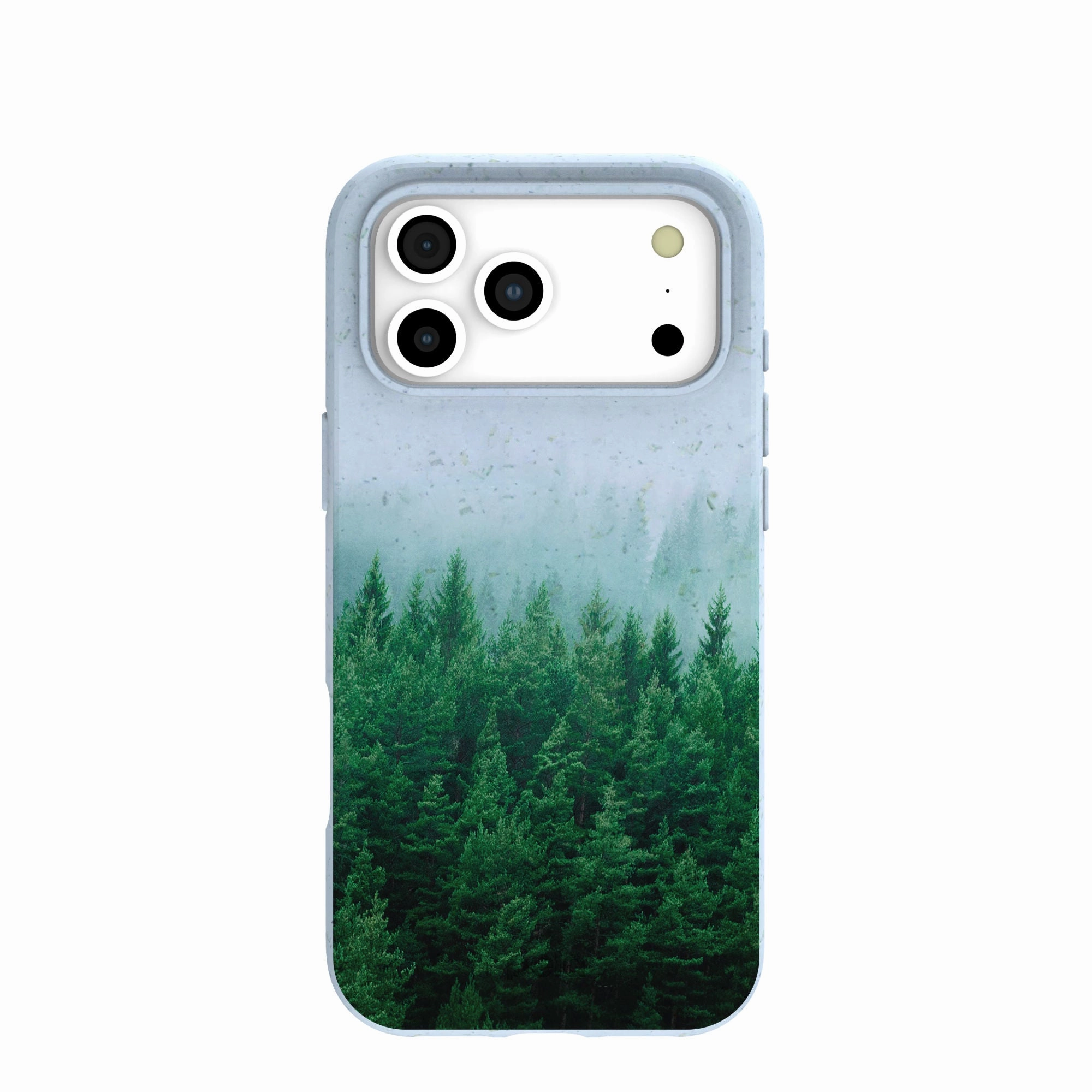 Hybrid Grip TPU Material Powder Blue Forest Mist iPhone 17 Pro Max Case