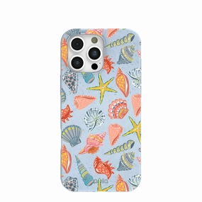 Vibrant Finish Luxury Surface Powder Blue Mermaid Finds iPhone 16 Pro Max Case